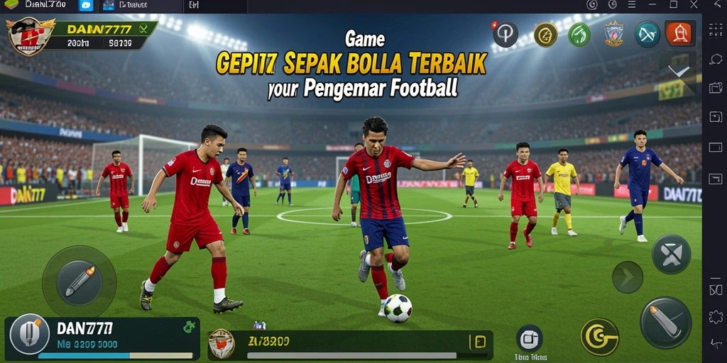 Tampilan gameplay menarik dari DAN777 saat bertanding di lapangan.