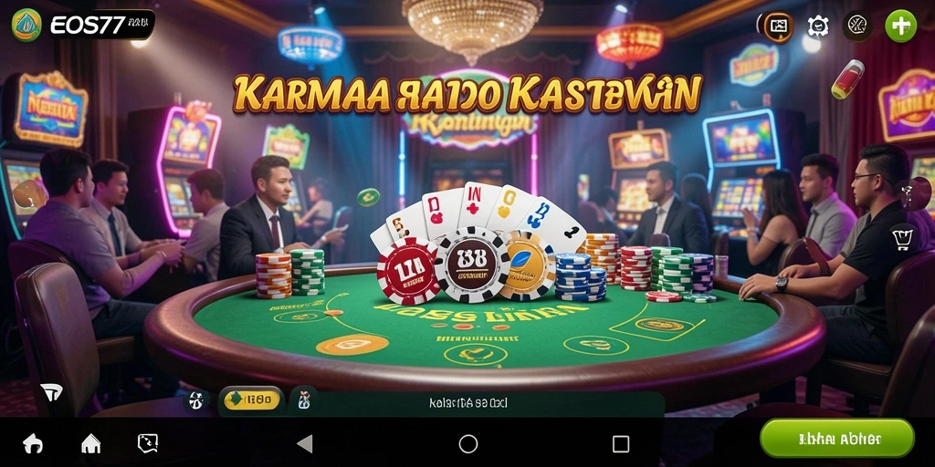 Screenshot dari gameplay seru di EOS77 dengan grafik menakjubkan.