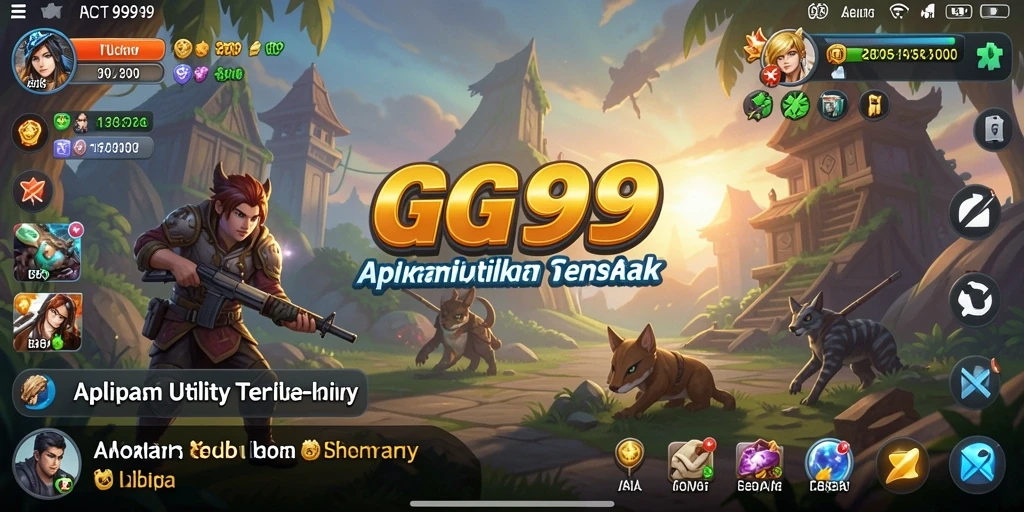 Tampilan antarmuka GG999 yang intuitif dan menarik untuk pengguna.