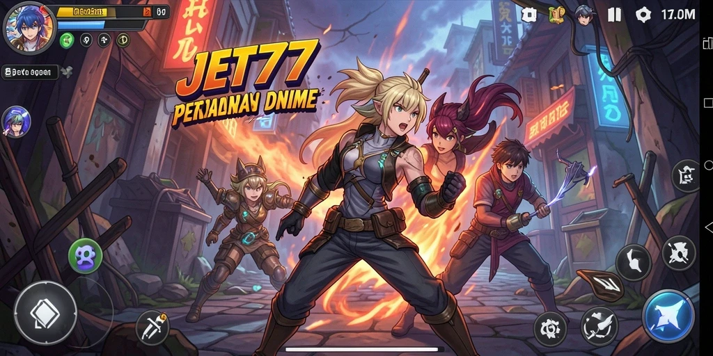 Gameplay menarik dari JET77 dengan karakter anime yang menawan.