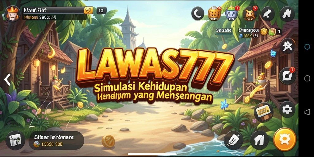 Screenshot utama LAWAS777 menampilkan gameplay simulasi kehidupan yang menarik.