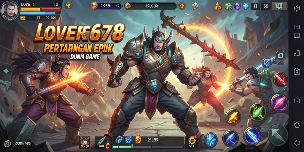 Gameplay seru dari LOVE678 dengan pertarungan yang mendebarkan.