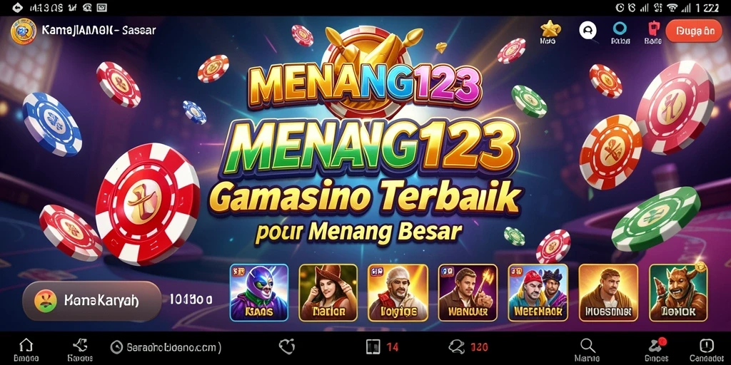 Tampilan menarik gameplay Kasino di MENANG123 dengan grafis menakjubkan.
