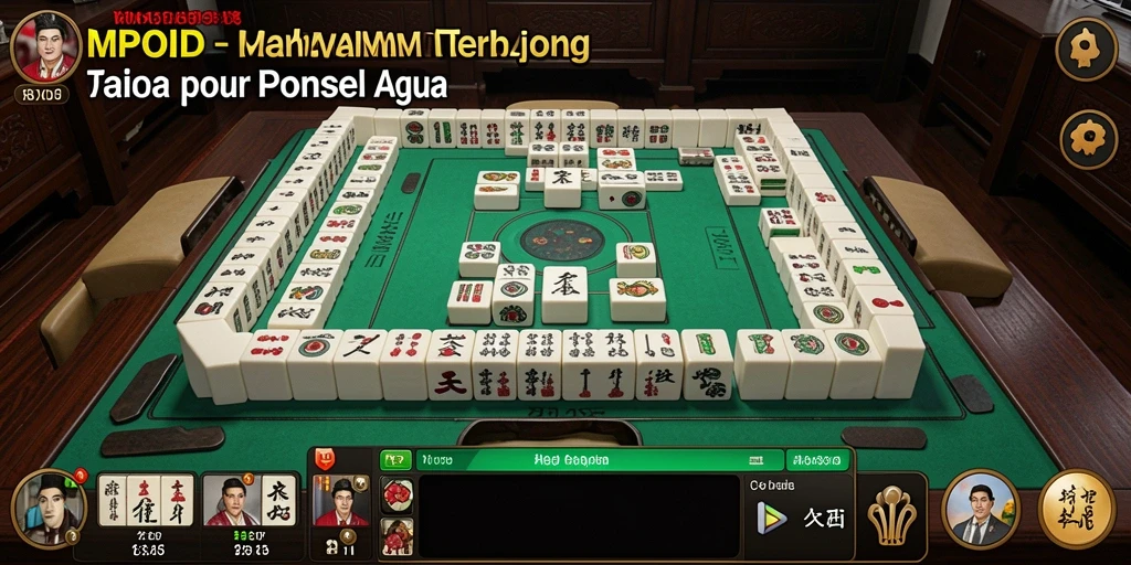 Screenshot MPOID menampilkan gameplay Mahjong yang seru dan menarik.