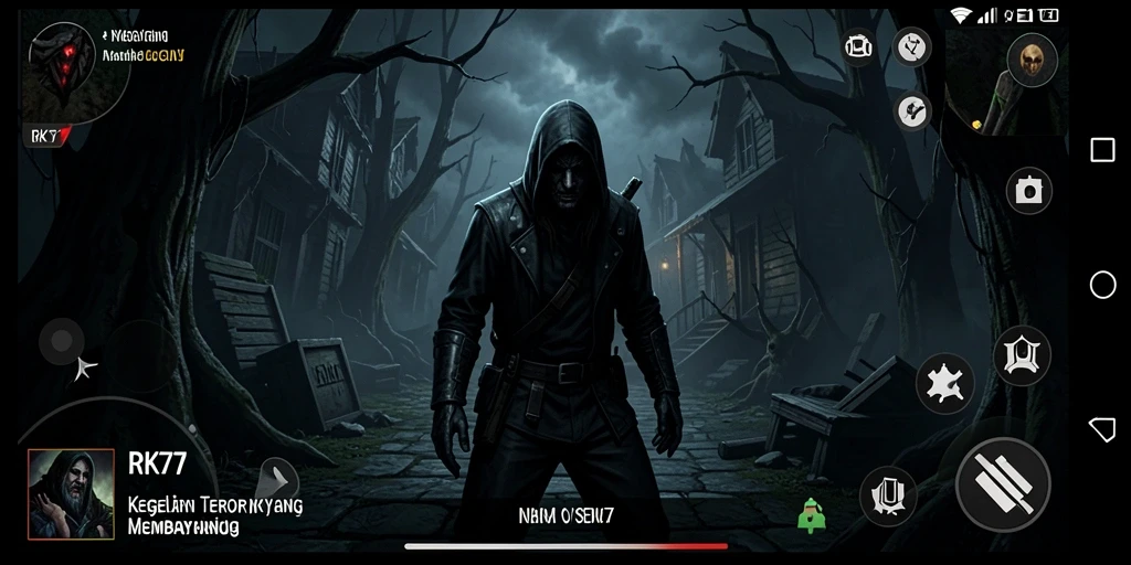 Screenshot menampilkan gameplay menegangkan di RK77.