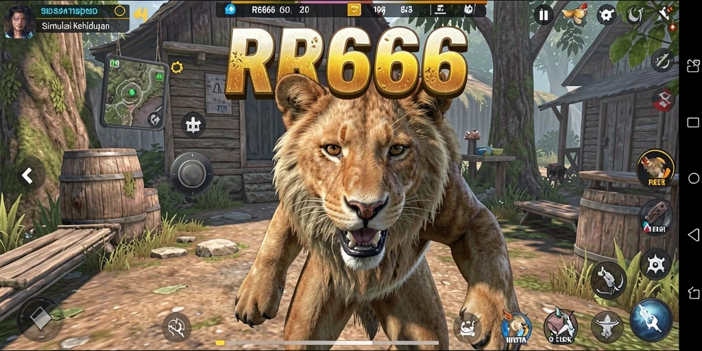 Tampilan menarik dari gameplay RR666 yang menampilkan interaksi karakter.