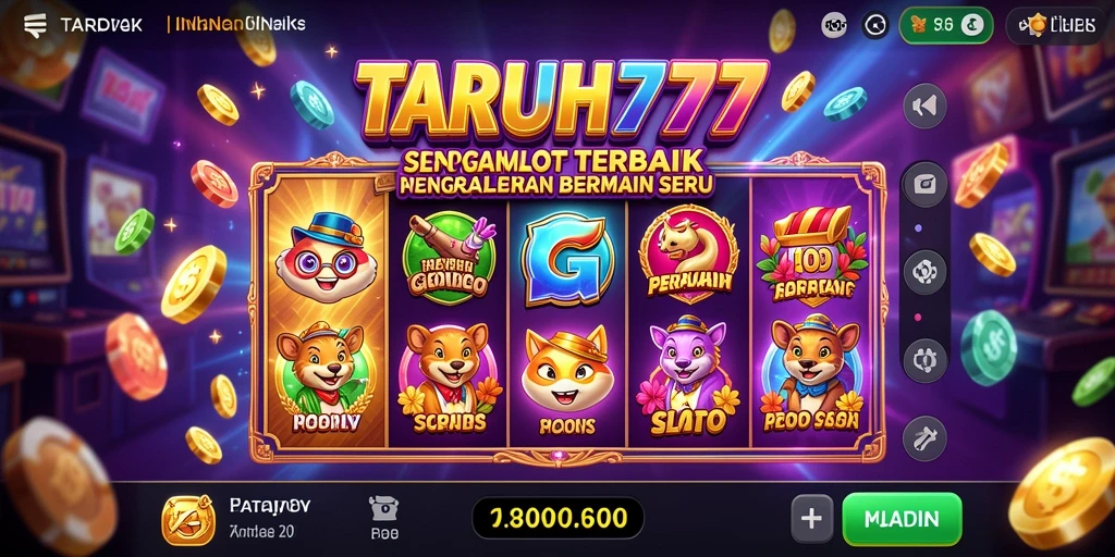 Tangkapan layar menampilkan gameplay seru dari TARUH777 dengan berbagai tema Slot.