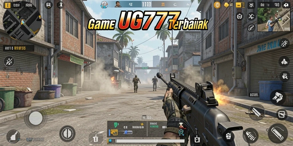 Tampilan menarik dari gameplay UG777 dalam mode TPS yang mendebarkan.