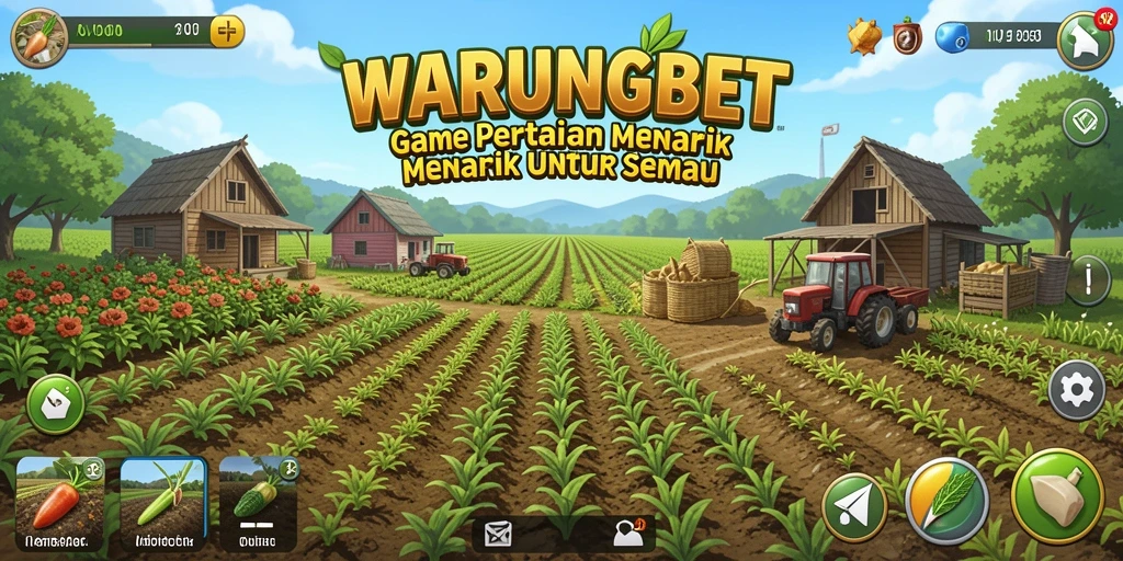 Tampilan menarik saat bercocok tanam di WARUNGBET.